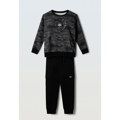 Tracksuit set - BLACK 8Y