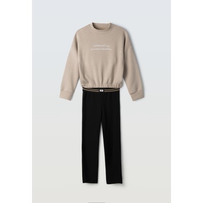 Leggings set - CAMEL 6Y