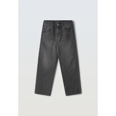 Sequin jeans - BLACK 8Y