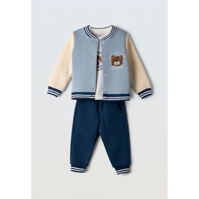 Baby jumpsuit set 3pcs. - RAF 24M