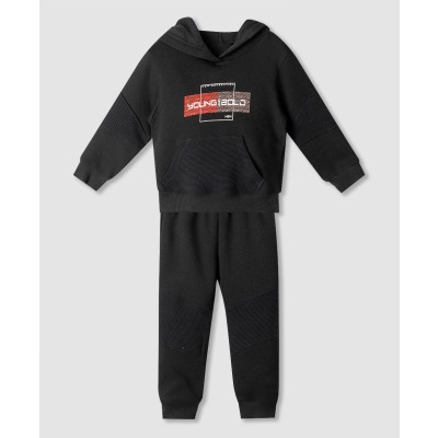 Σετ φόρμα φούτερ - ΜΑΥΡΟ 6Y