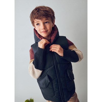 Reversible vest - NAVY BLUE 9Y
