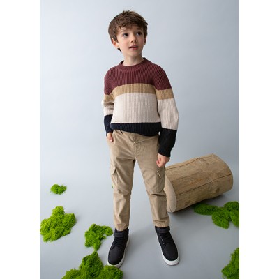 Παντελόνι cargo κοτλέ - ΜΠΕΖ 4Y