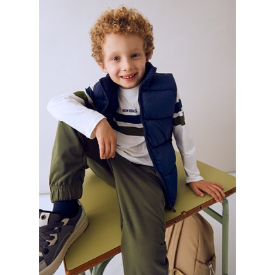 Σετ μακό με γιλέκο - ΜΠΛΕ 3Y