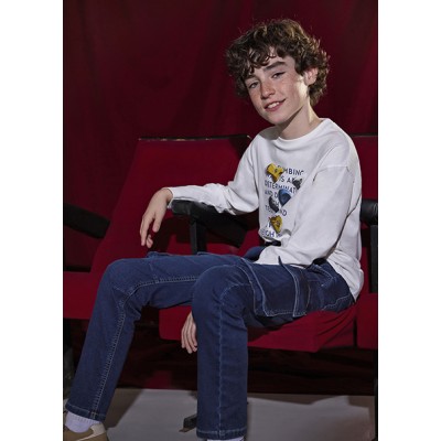 Παντελόνι soft denim jogger - ΤΖΙΝ ΣΚΟΥΡΟ 10Y