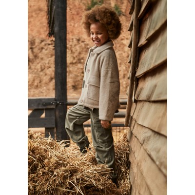 Long parachute pants - KHAKI 16Y