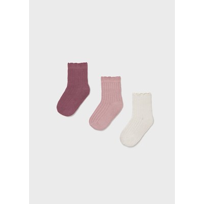 Set of 3 channel socks - BEIGE 4Y