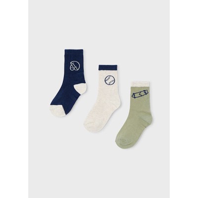 Set of 3 dino socks - PEANUT 16Y