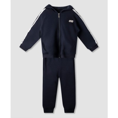 Σετ φόρμα φούτερ με ζακέτα - ΜΠΛΕ 14Y