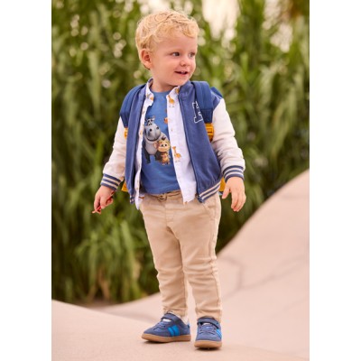 Relaxed linen pants - BEIGE 4Y