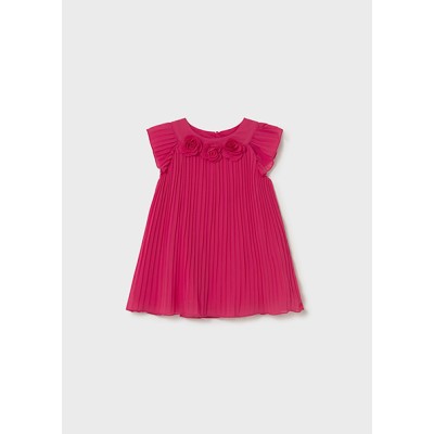 Pleated dress - RED 4Y