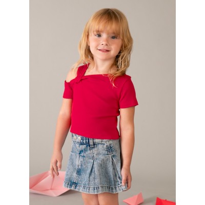 Φούστα denim φαρδιά - ΠΕΤΡΟΠΛΥΜΕΝΟ ΤΖΙΝ 4Y