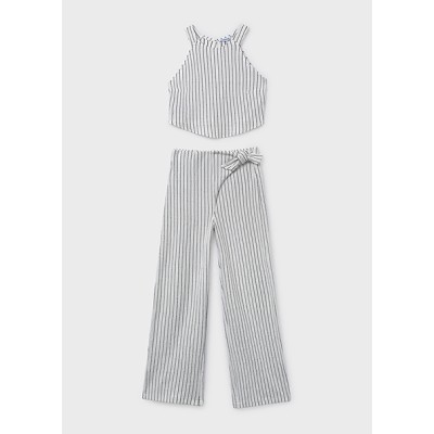 Σετ παντελόνι μακρύ ρίγες - ΜΑΥΡΟ 16Y