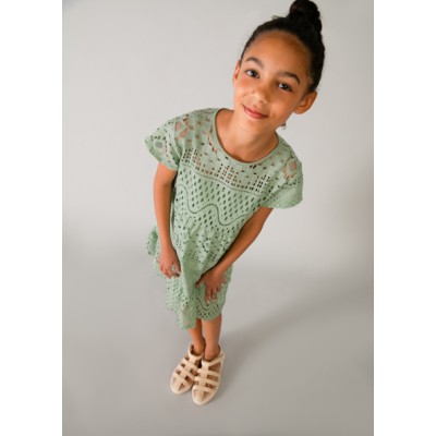 Φόρεμα δαντέλα - ΠΡΑΣΙΝΟ 12Y