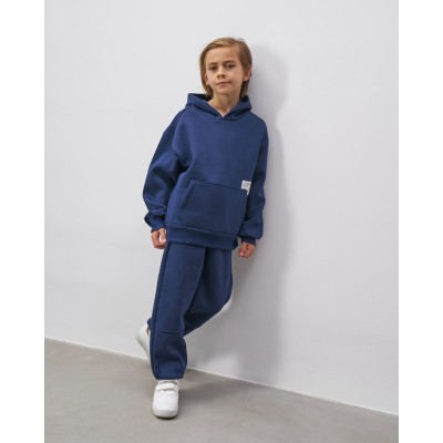 Σετ φόρμα με κουκούλα - ΜΠΛΕ 8Y