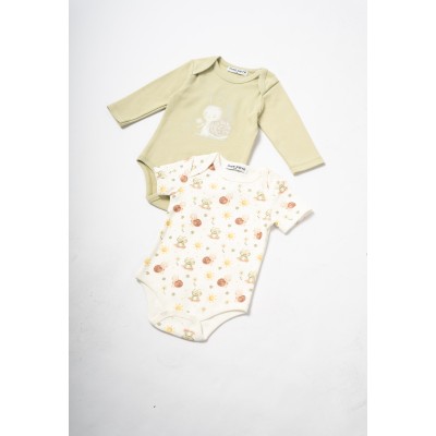 One-piece bodysuit set of 2 pieces - VERAMAN 0/3M