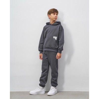 Σετ φόρμα με κουκούλα - ΑΝΘΡΑΚΙ 8Y