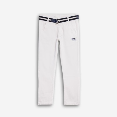 Solid lycra pants - WHITE 16Y