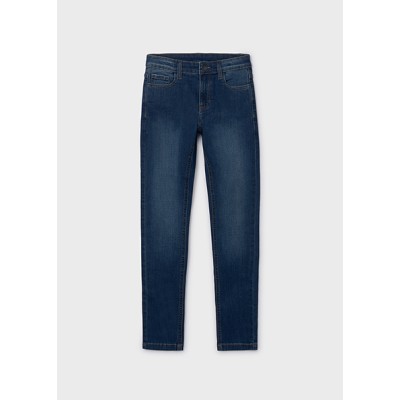 Παντελόνι τζιν slim fit βασικό - ΤΖΙΝ ΣΚΟΥΡΟ 16Y