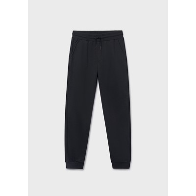 Παντελόνι φούτερ βασικό - ΜΑΥΡΟ 16Y