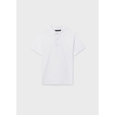 Πόλο κοντομάνικο βασικό - ΛΕΥΚΟ 14Y