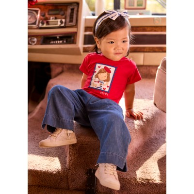 Παντελόνι μακρύ φαρδύ - ΤΖΙΝ ΣΚΟΥΡΟ 12M