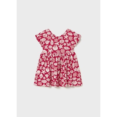 Dress with a bow - RED 12M