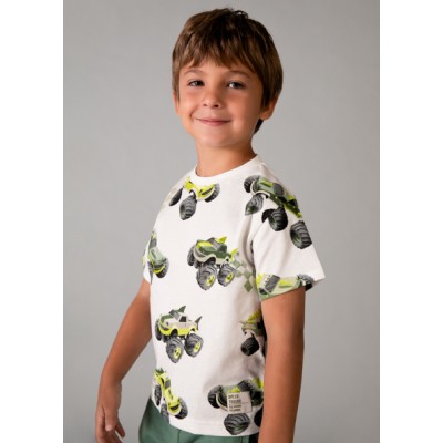 Μπλούζα κοντομάνικη σταμπωτή - ΧAKI 7Y