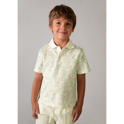 Πόλο κοντομάνικό σταμπωτό - ΚΡΕΜ 7Y