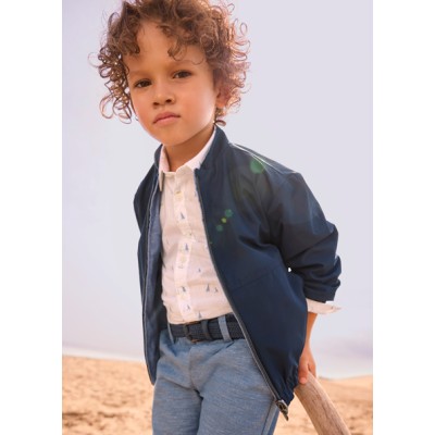 Αντιανεμικό αναστρέψιμο λινό - ΜΠΛΕ 2Y