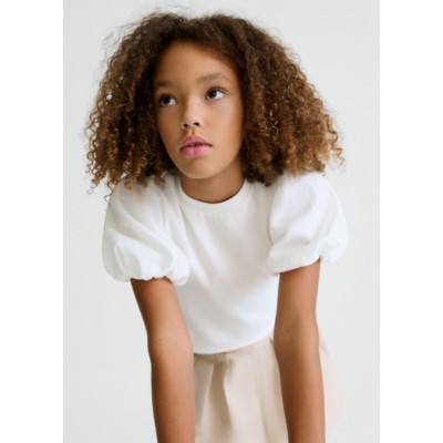 Μπλούζα κοντομάνικη κανάλε - ΕΚΡΟΥ 12Y