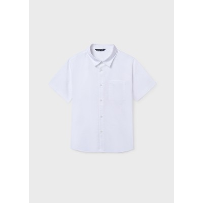 Πουκάμισο κοντομάνικο γιακάς - ΛΕΥΚΟ 10Y