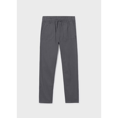 Παντελόνι jogger λινό - ΑΝΘΡΑΚΙ 8Y