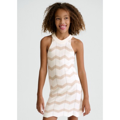 Φόρεμα πλεκτό ζιγκ ζαγκ - ΑΜΜΟΣ 16Y
