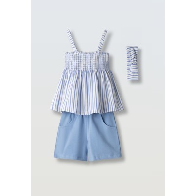 Σετ σορτς μακό βισκόζη - ΓΚΡΙ 12Y