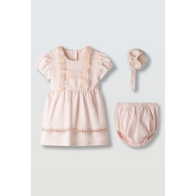 Baby dress - SALMON 18M