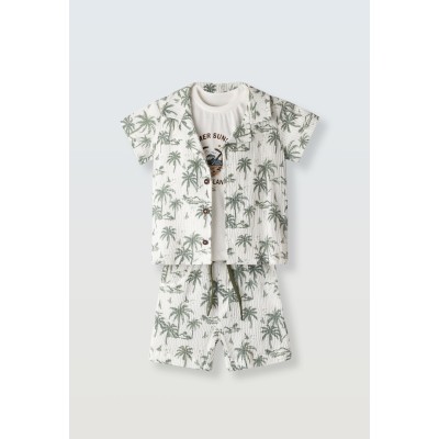 Σετ βερμούδ τζιν - ΑΝΘΡΑΚΙ 12Y