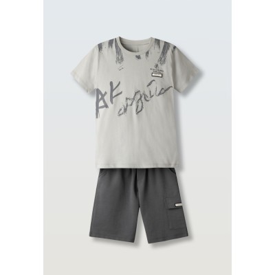 Σετ μακό - ΓΚΡΙ 14Y