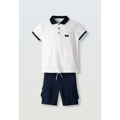 Bermuda shorts set - WHITE 10Y