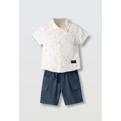 Σετ βερμούδα λινό - ΡΑΦ 2Y