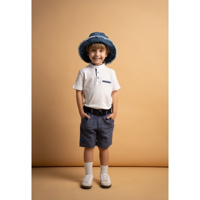 Σετ βερμούδ τζιν - ΑΝΘΡΑΚΙ 12Y