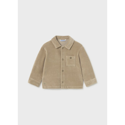 Long-sleeved corduroy shirt - BEIGE 18M