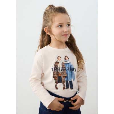 Long sleeve T-Shirt - CREAM 9Y