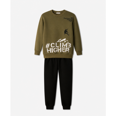 Tracksuit set - khaki 8Y