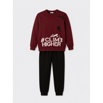 Tracksuit set - BURGUNDY 8Y