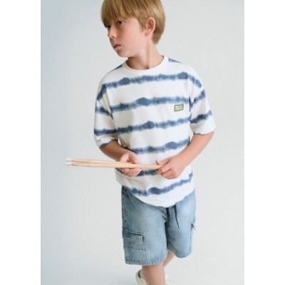 Denim cargo Bermuda shorts - JEANS 14Y