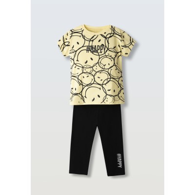 Leggings set - YELLOW 12Y