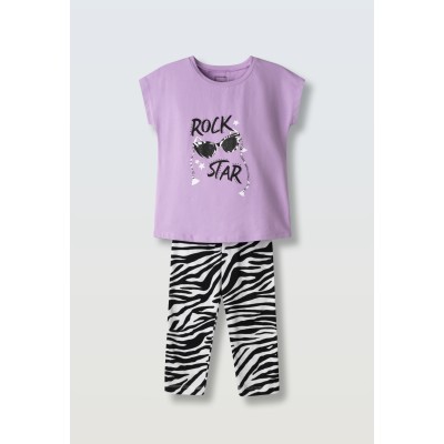 Leggings set - LILAC 12Y