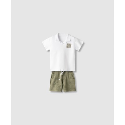 Σετ βερμούδα σταθερή - ΕΚΡΟΥ 2Y