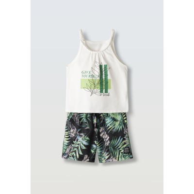 Shorts set - GREEN 8Y